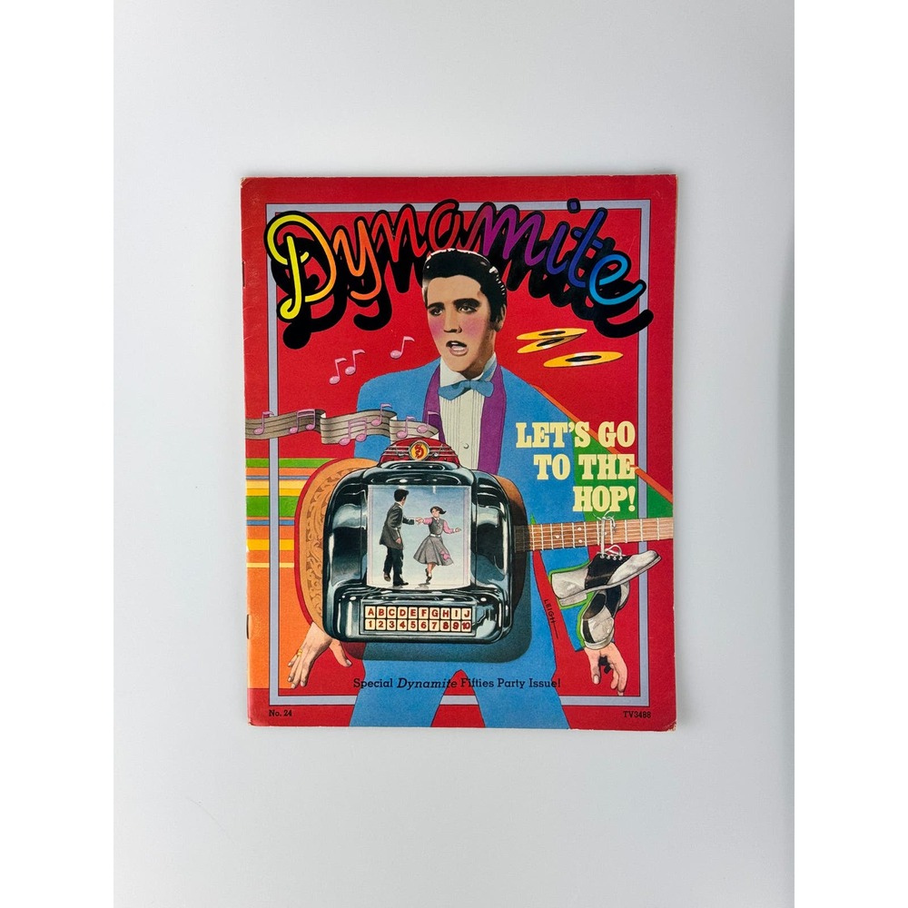 Dynamite Magazine - No. 24 "Let's Go To The Hop" - June 1976 - Vintage Ephemera